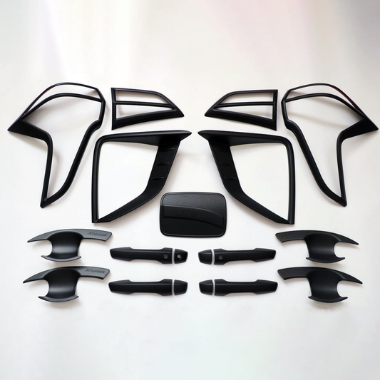 Mitsubishi Xpander 2018-2023 Matte Black Garnish Set