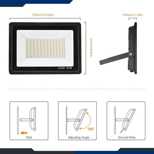 LED Flood Light - 100 Watts