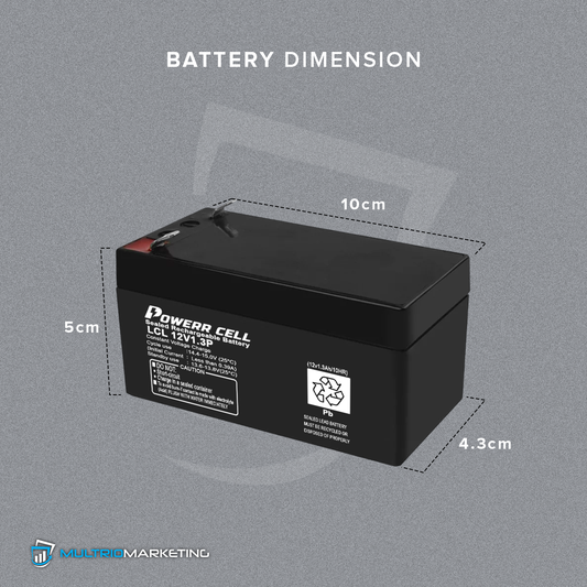 Lead Acid Battery 12V 1.3AH