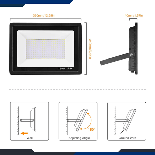 LED Flood Light - 150 Watts