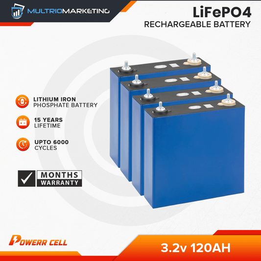 LiFePO4 Battery 3.2V 120Ah