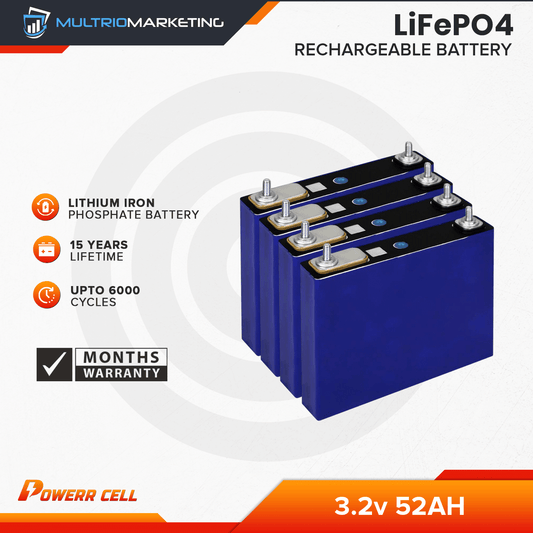 LiFePO4 Battery 3.2V 52Ah