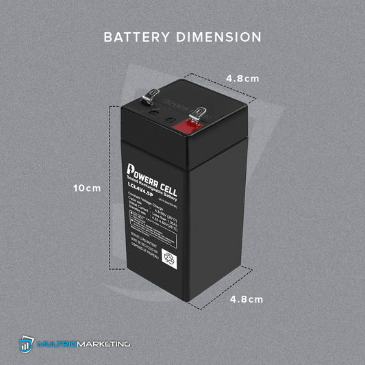 Lead Acid Battery 4V 4.5AH
