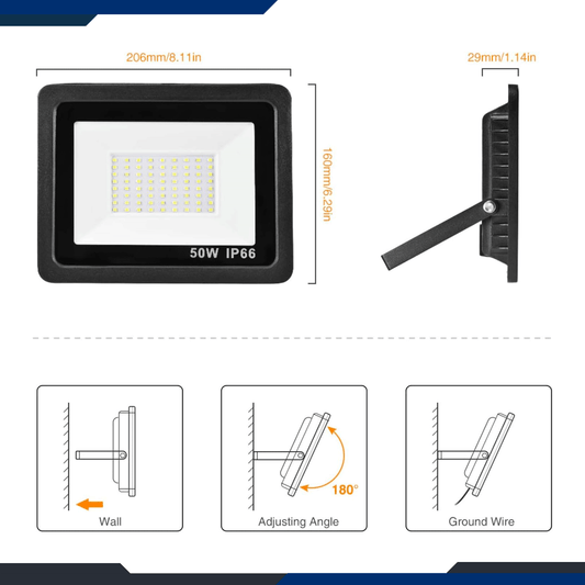 LED Flood Light - 50 Watts