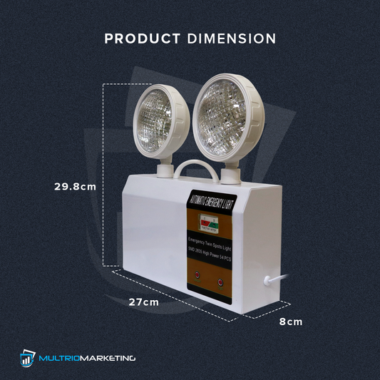LED Emergency Light - 10W (Gold)