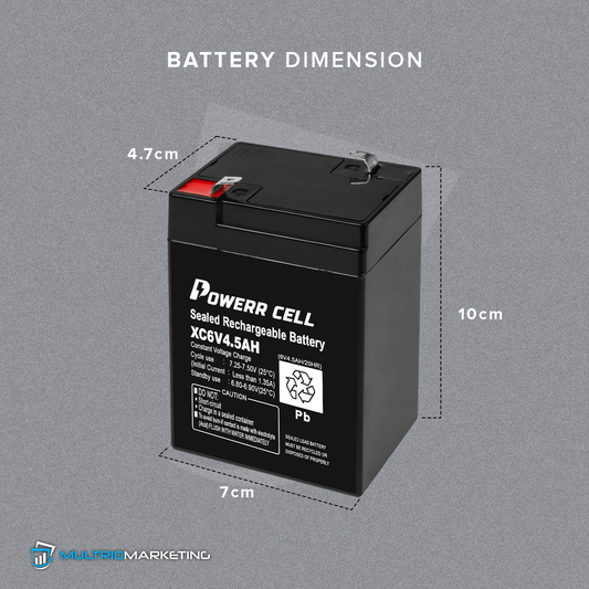 Lead Acid Battery 6v4.0 AH