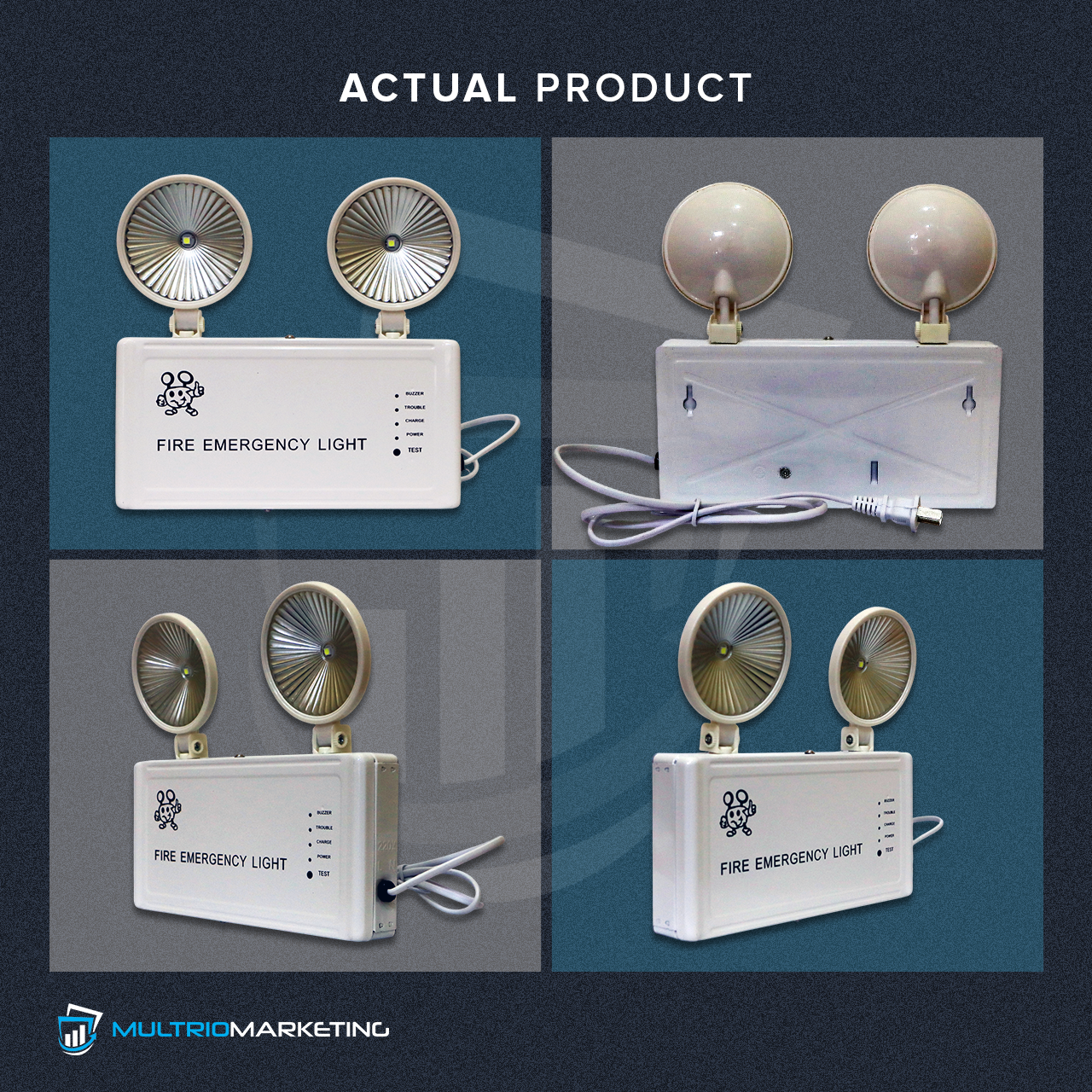 LED Emergency Light - Twin Head 4W