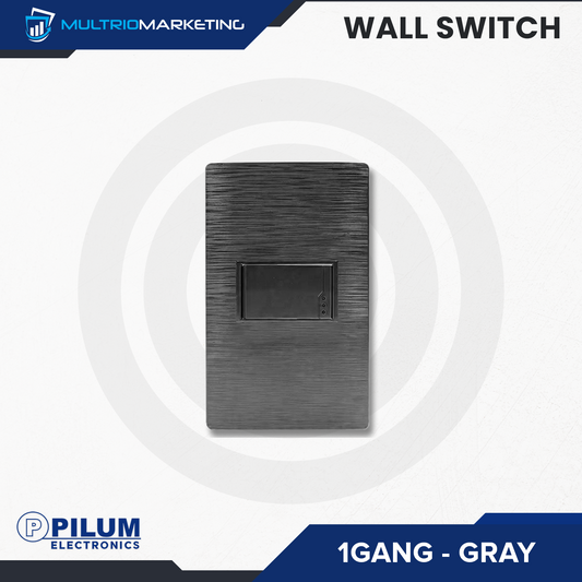 Wall Switch- One Way - Gray