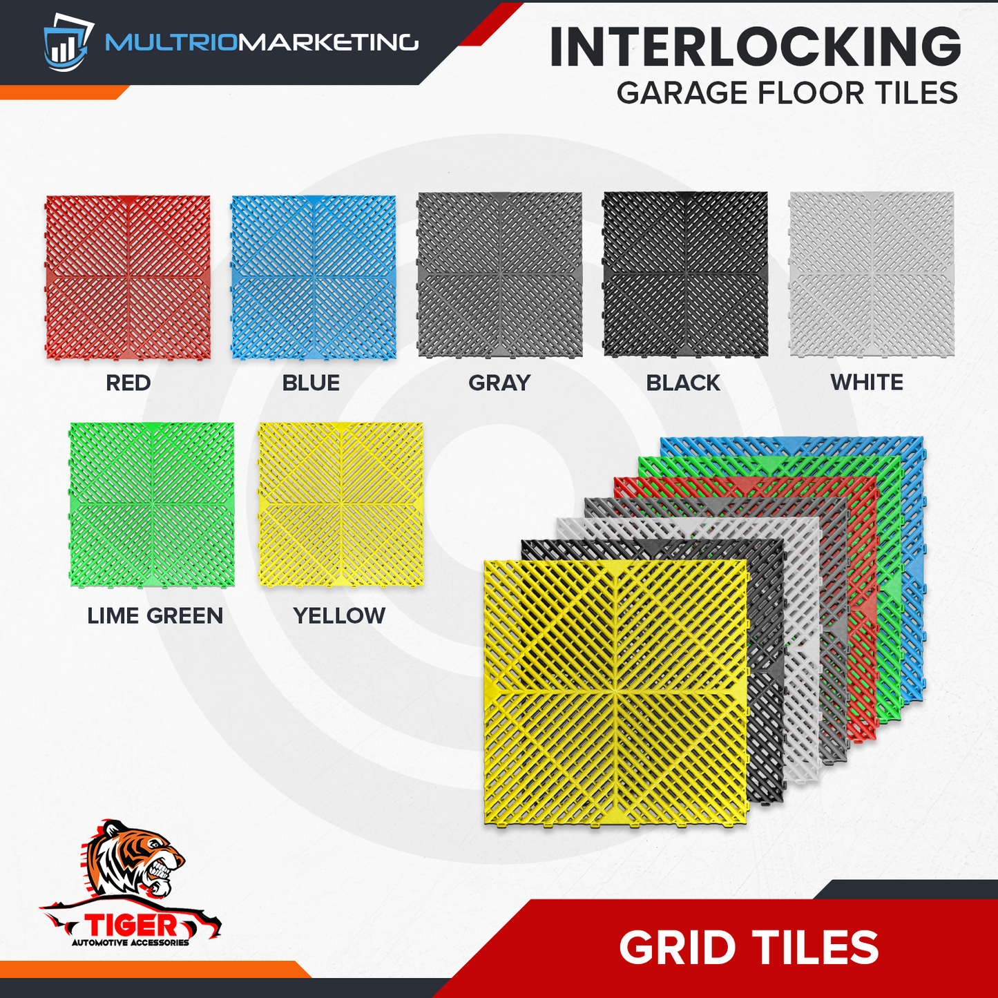 Garage Interlocking Floor Tile