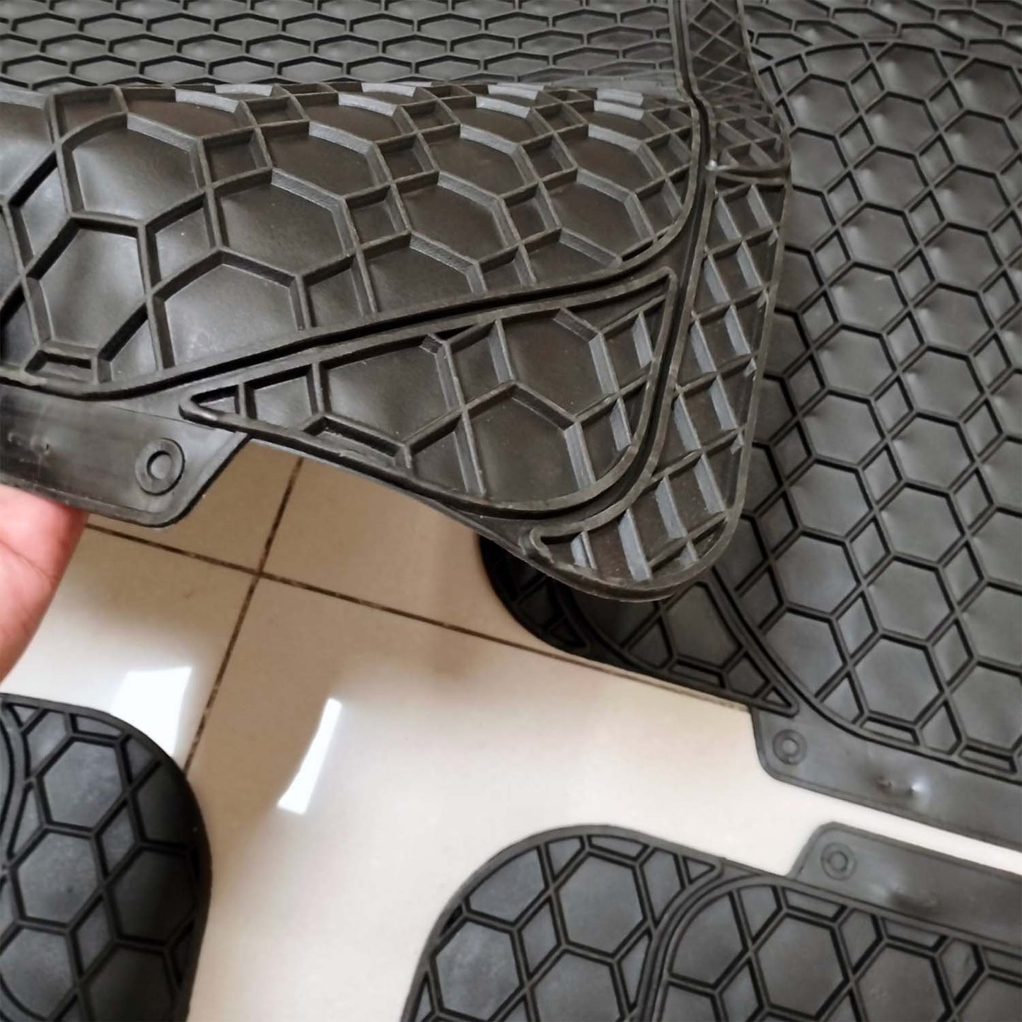 Universal Car Floor Mat - Honeycomb