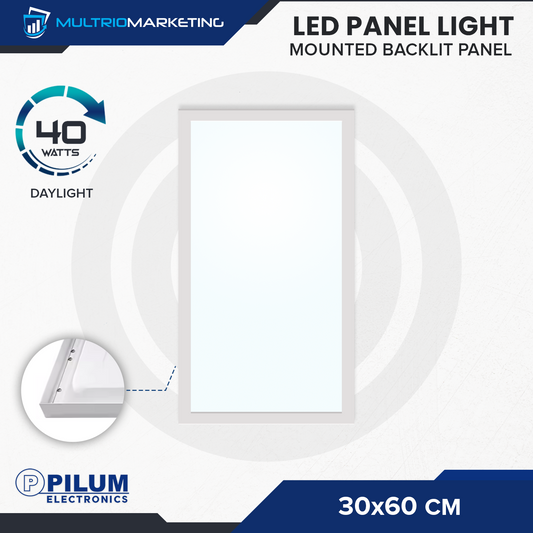 LED Panel Light - Surface Mounted - 30x60cm