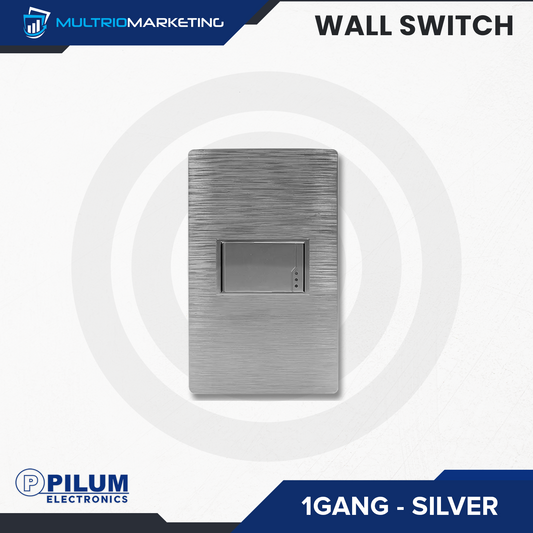 Wall Switch- One Way - Silver