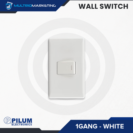 Wall Switch- One Way - White