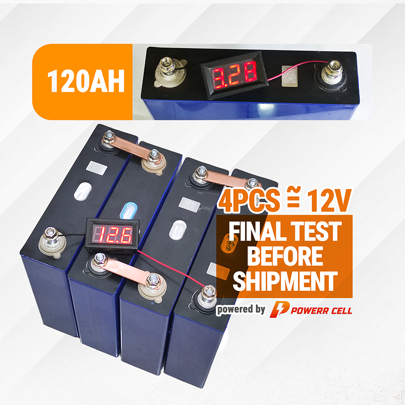 LiFePO4 Battery 3.2V 120Ah