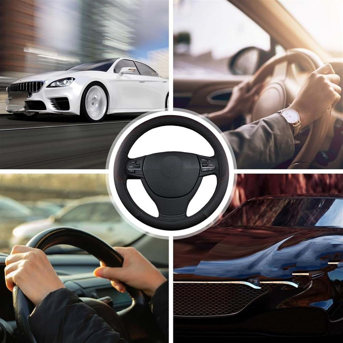 Steering Wheel Cover - Fiber Grain