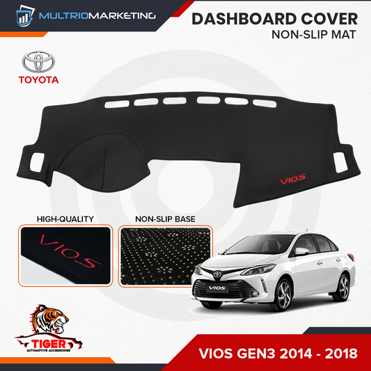 Dashboard Cover for Toyota Vios 2014 - 2018