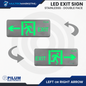 LED Exit Sign - Double Face - Stainless