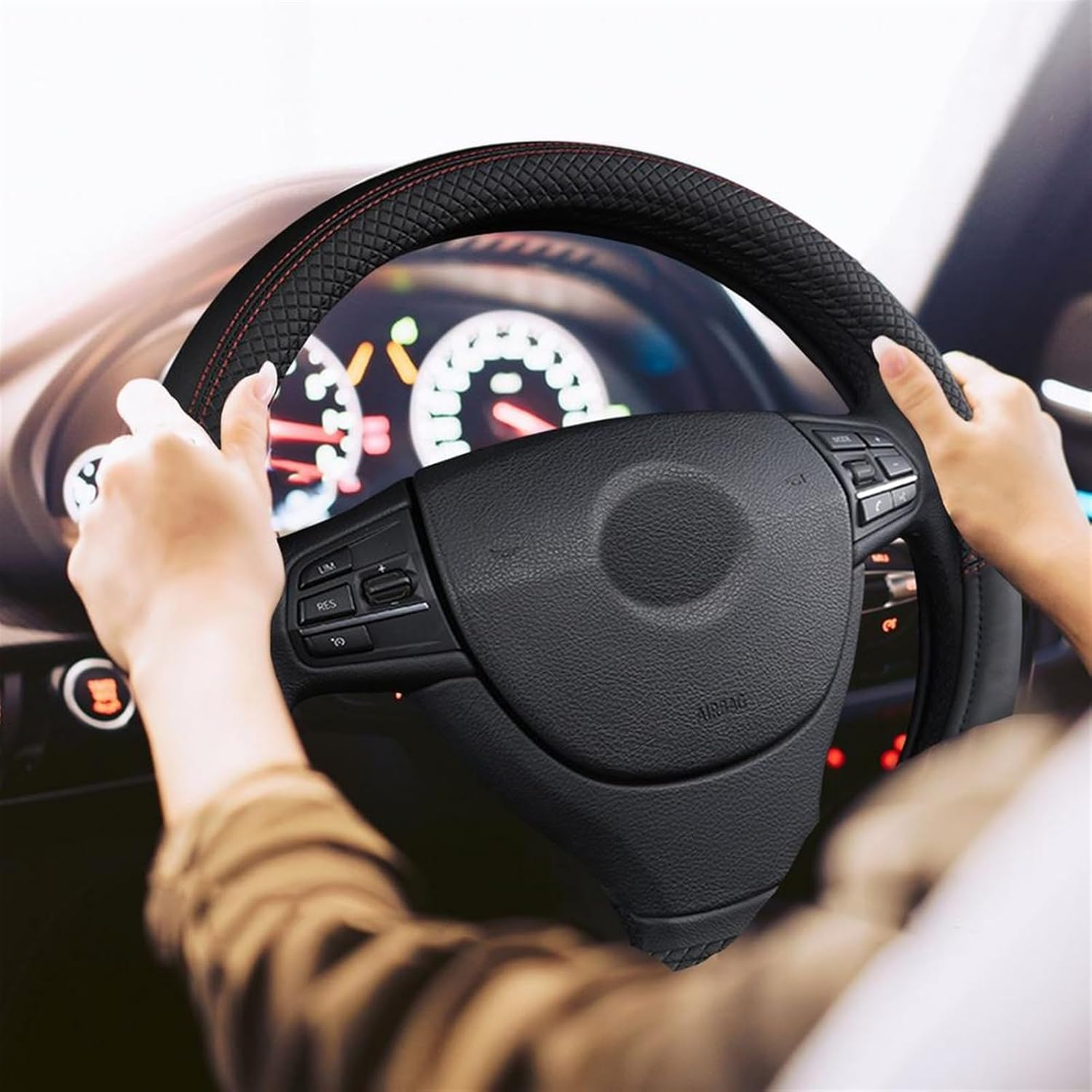 Steering Wheel Cover - Fiber Grain