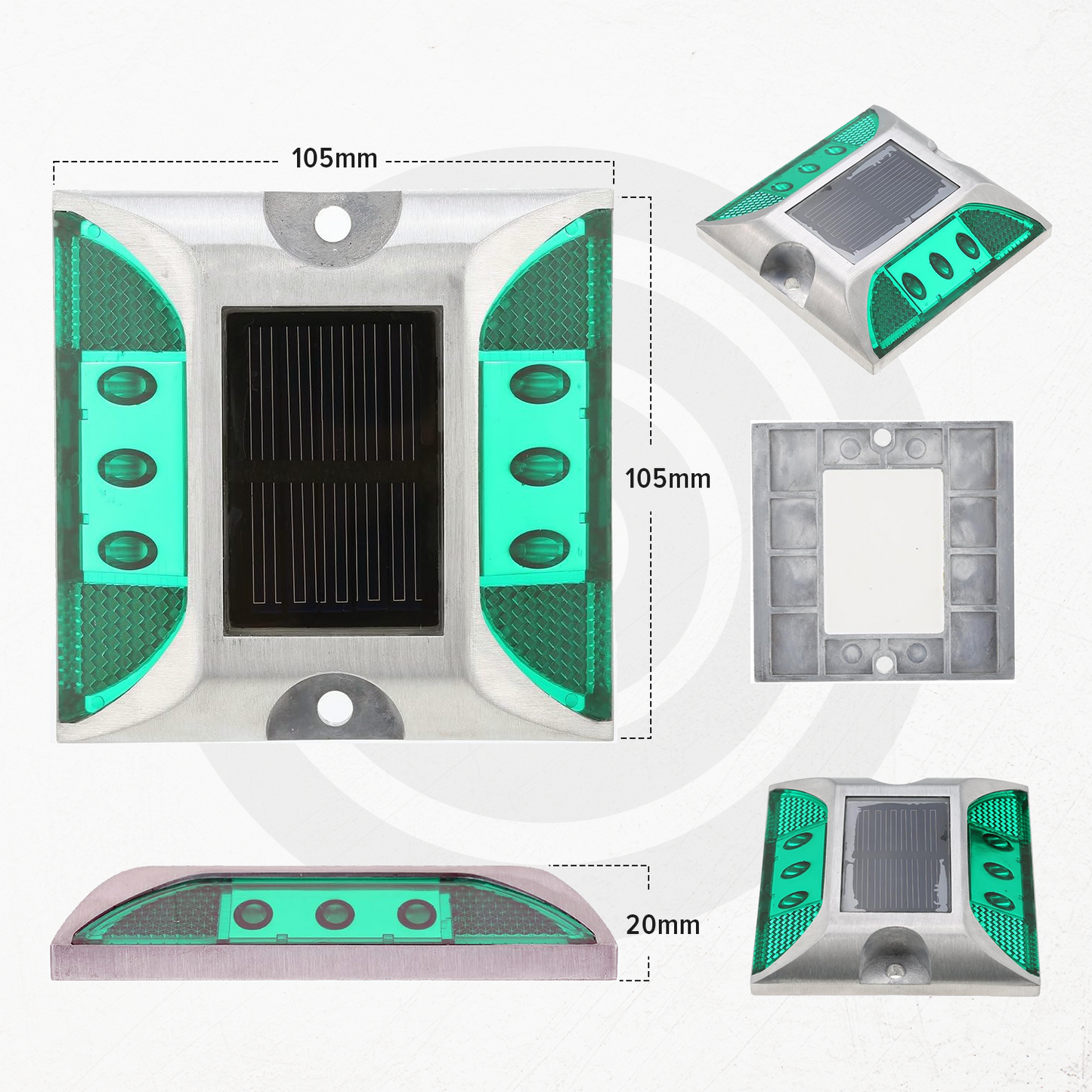 Solar Road Stud - Flashing LED