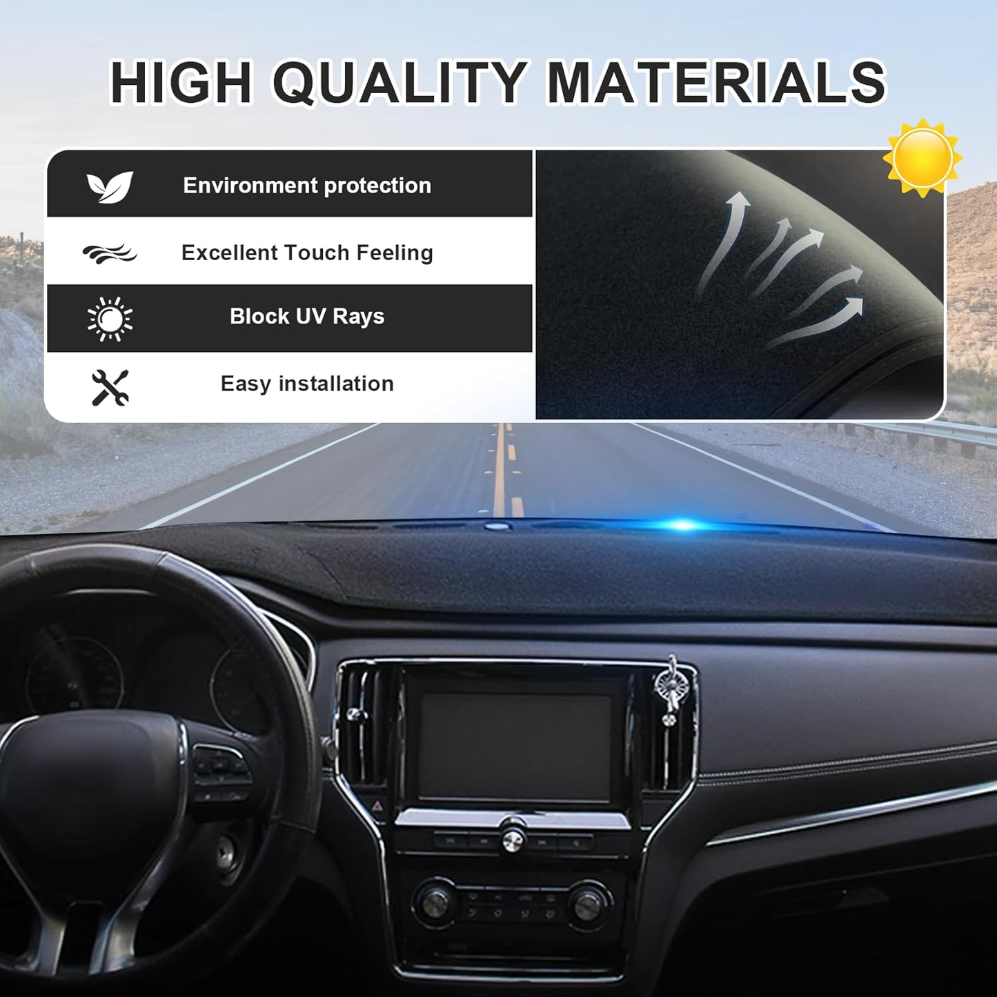 Dashboard Cover for Toyota HiAce 2006 - 2025