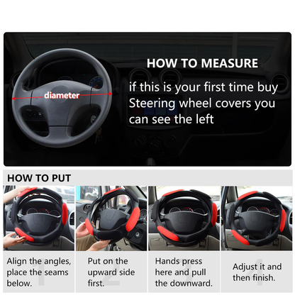 Steering Wheel Cover - Sandwich Sports Type