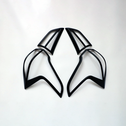 Mitsubishi Xpander 2018-2023 Matte Black Garnish Set