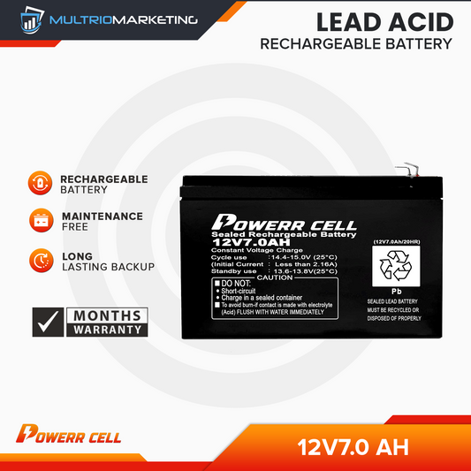 Lead Acid Battery 12v7.0 AH