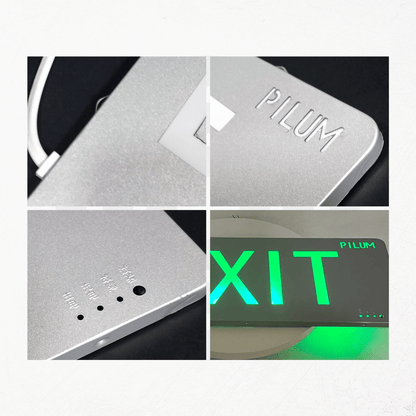 LED Exit Sign - Double Face - Stainless