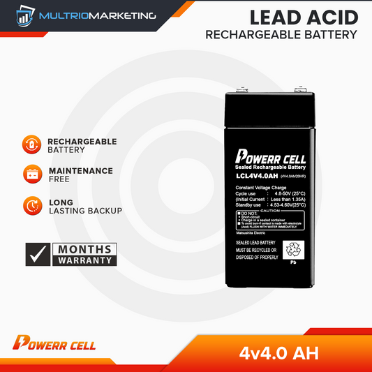 Lead Acid Battery 4V 4.5AH