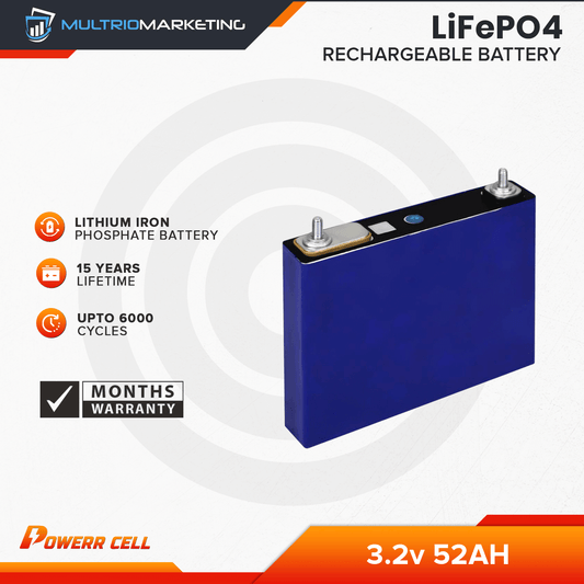 LiFePO4 Battery 3.2V 52Ah