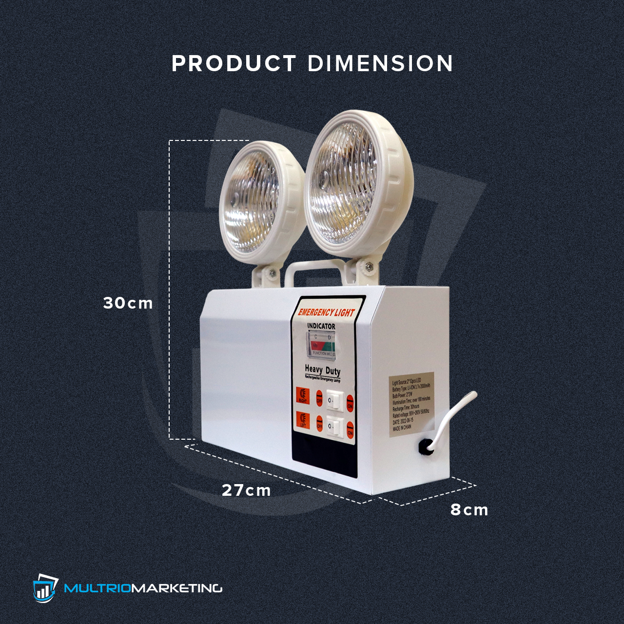 LED Emergency Light - 4W Heavy Duty