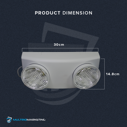 LED Emergency Light - Dual Optic 10W
