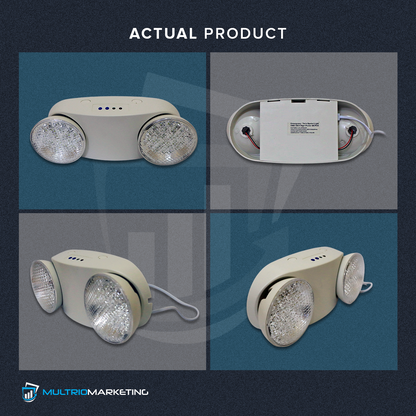 LED Emergency Light - Dual Optic 10W (Oval)
