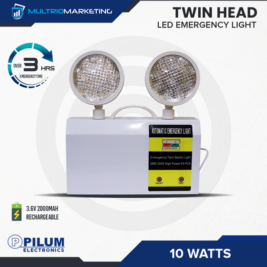 LED Emergency Light - 10W (Yellow)