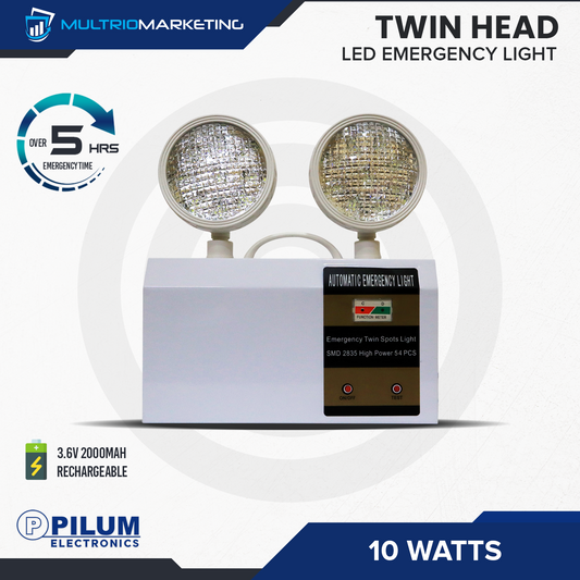 LED Emergency Light - 10W (Gold)