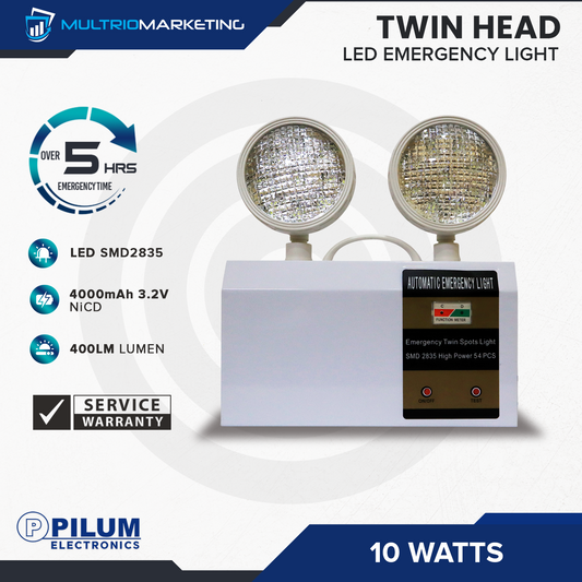 LED Emergency Light - 10W (Gold)