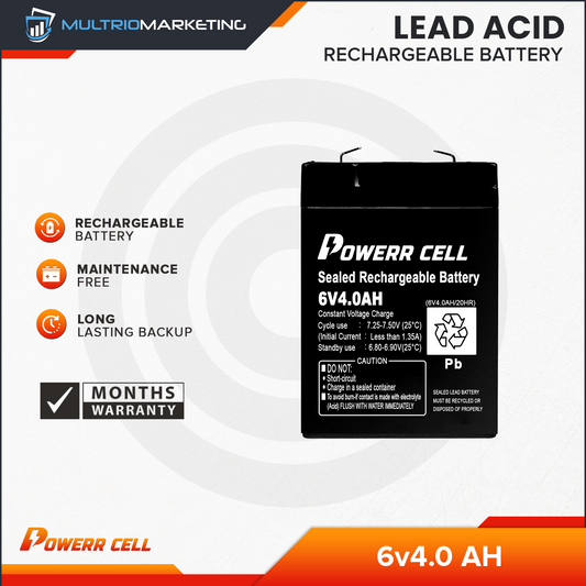 Lead Acid Battery 6v4.0 AH