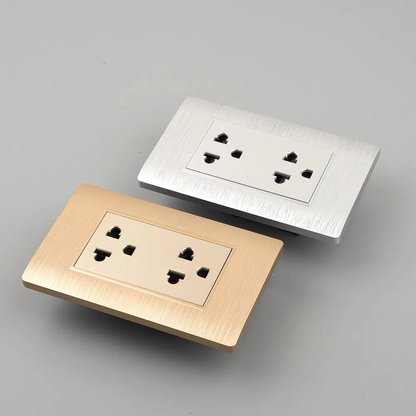 Wall Outlet - Universal Socket - Gray