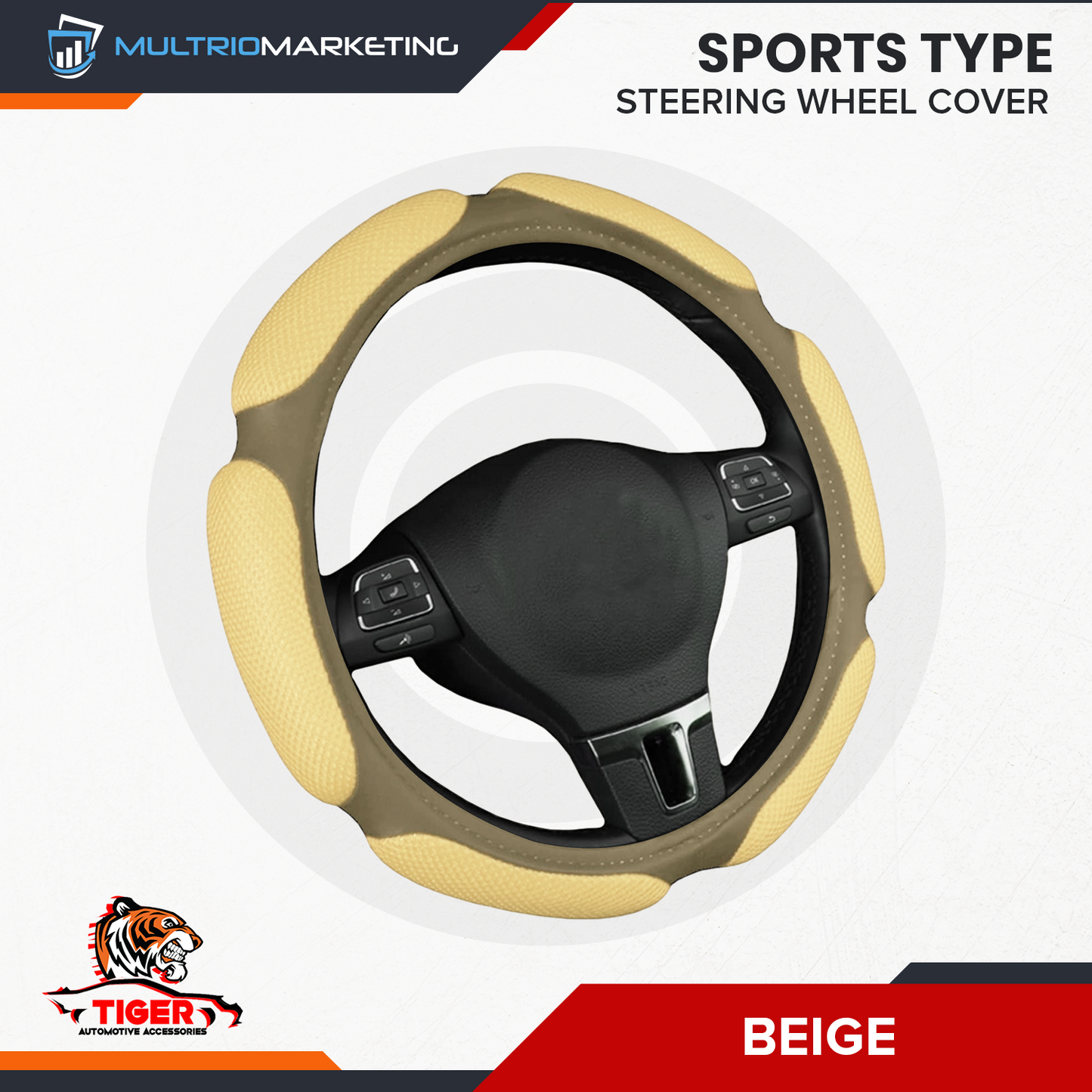 Steering Wheel Cover - Sandwich Sports Type