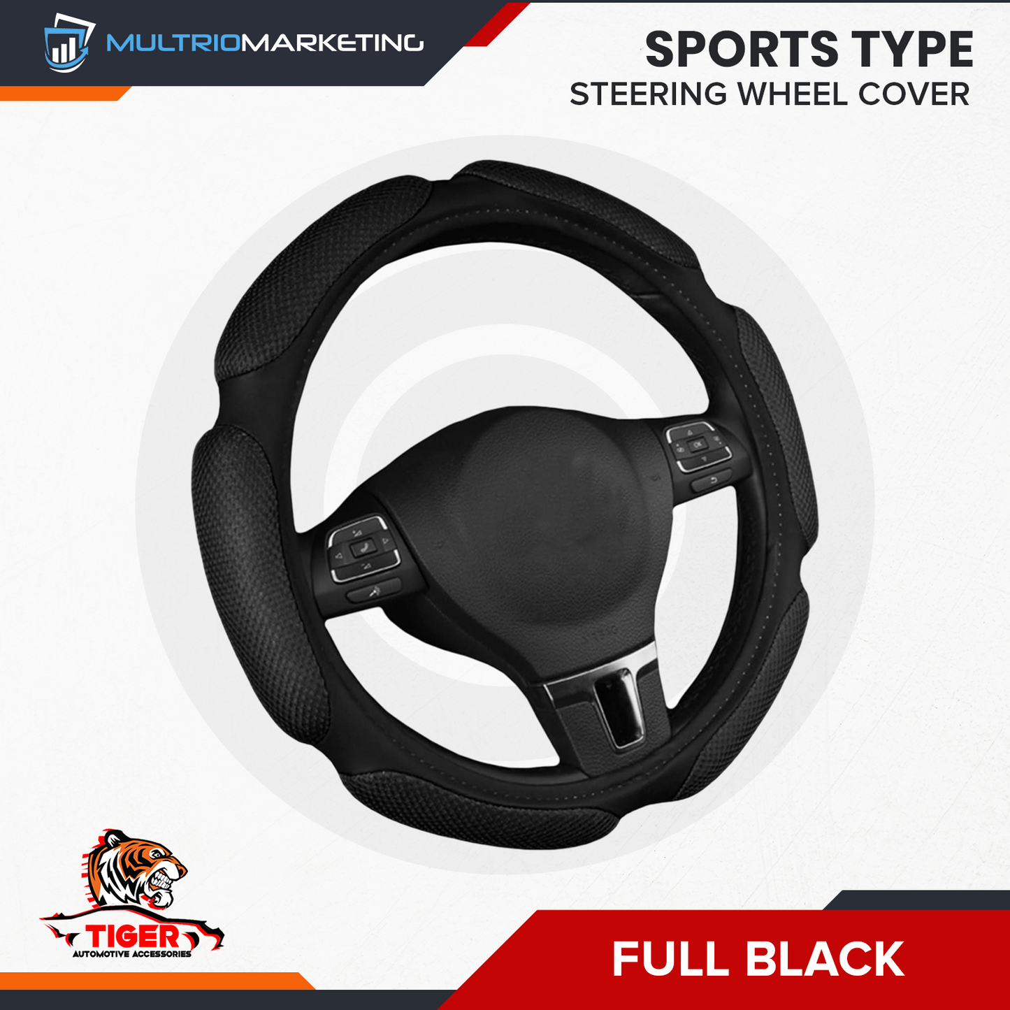 Steering Wheel Cover - Sandwich Sports Type