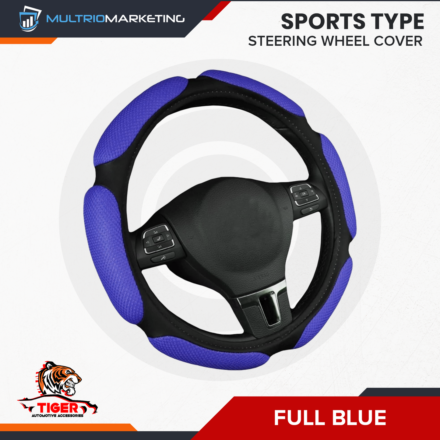 Steering Wheel Cover - Sandwich Sports Type