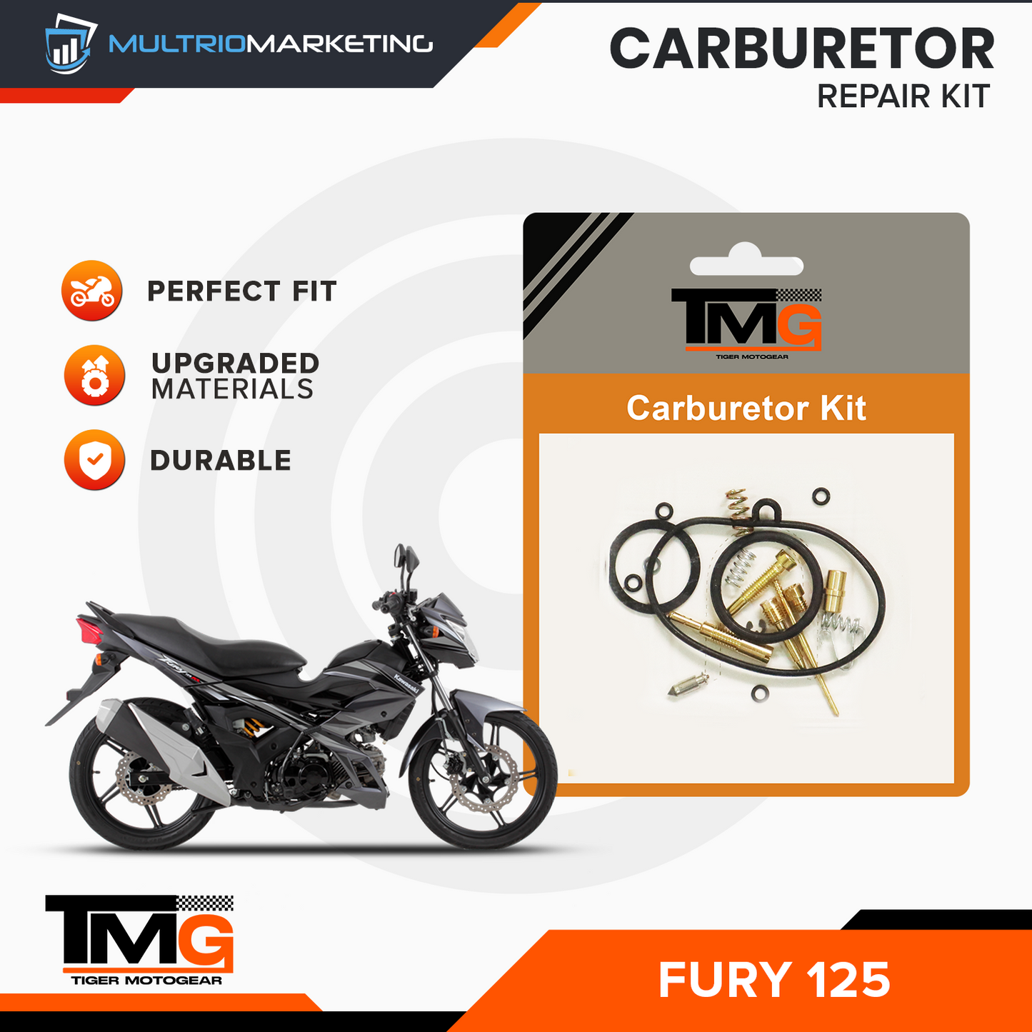Carburetor Repair Kit - Fury 125