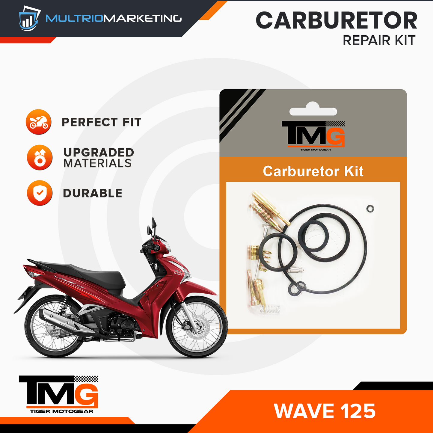 Carburetor Repair Kit - Wave 125