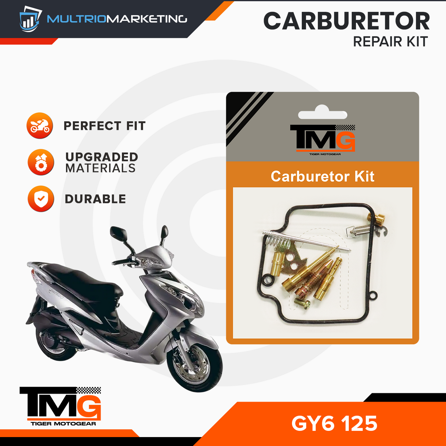 Carburetor Repair Kit - GY6-125
