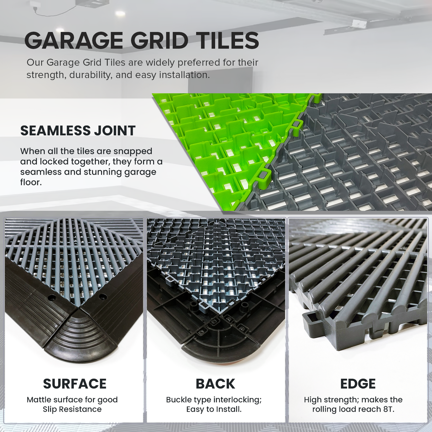 Garage Interlocking Floor Tile