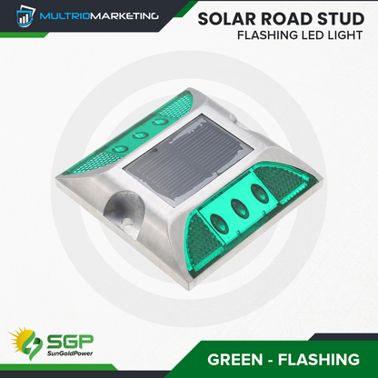 Solar Road Stud - Flashing LED