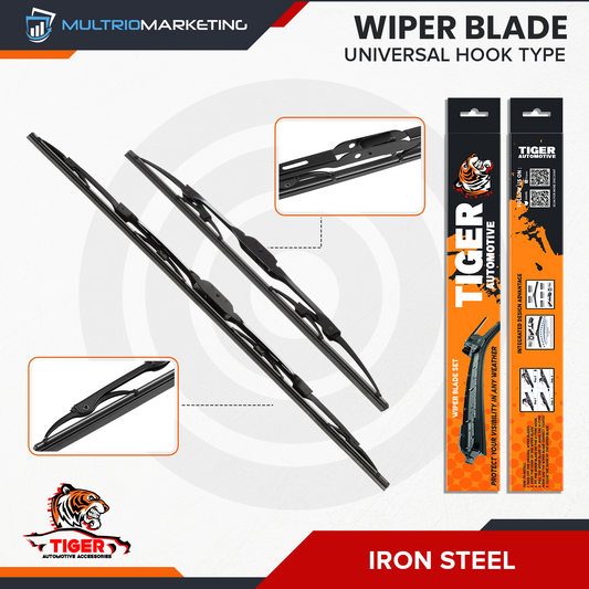 Universal Wiper Blade - Iron Steel