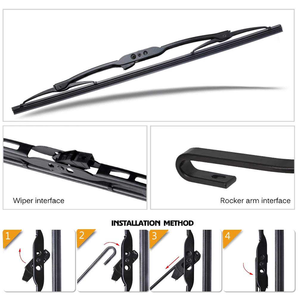 Universal Wiper Blade - Iron Steel