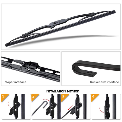 Universal Wiper Blade - Iron Steel