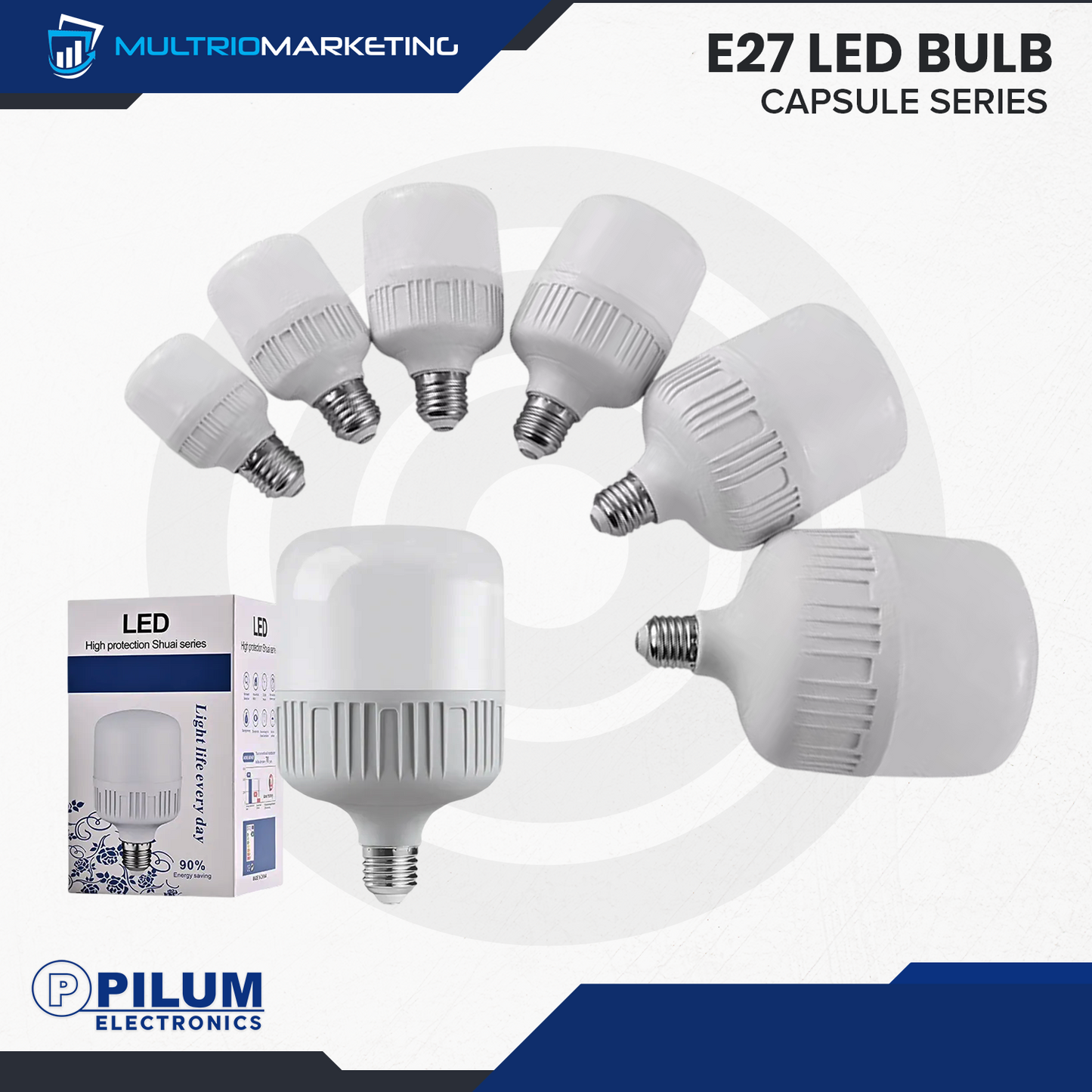 E27 LED Bulb - Capsule Series
